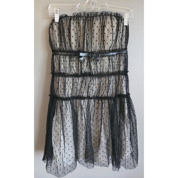 NWT Giambattista Valli for Impulse | Size 4 | Nude Sheer Mesh w/Underlay Dress - Picture 4 of 16